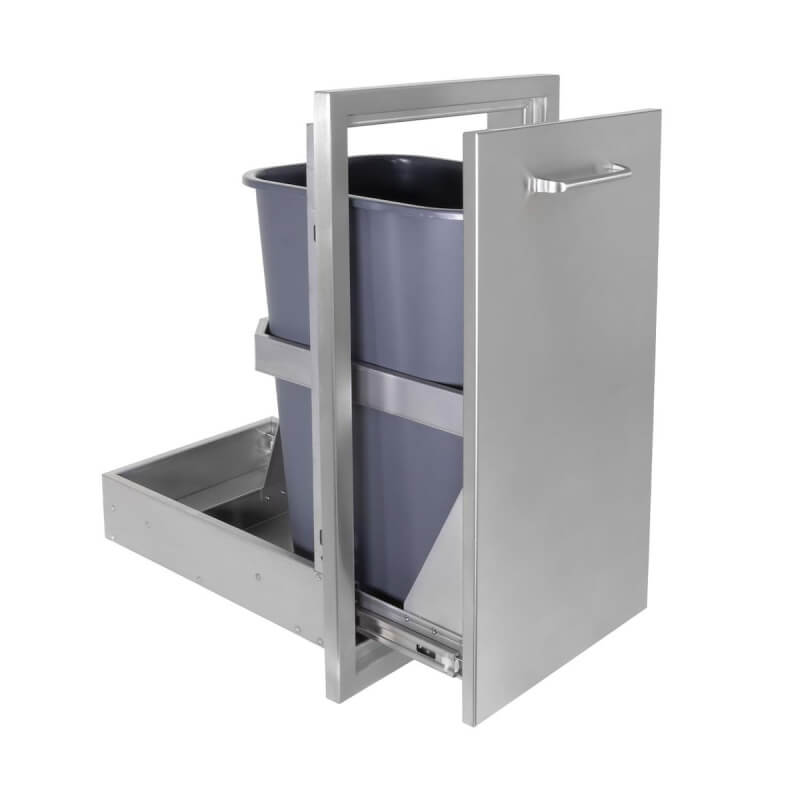 Wildfire 14 X 26 304 SS Pull Out Trash Drawer - WFTRDW1426-SS