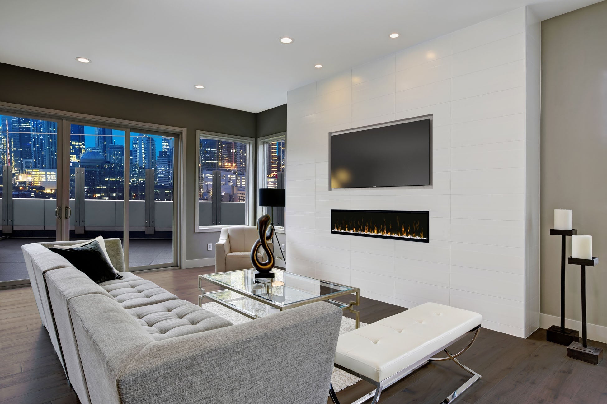 IgniteXL Dimplex 60" Linear Recessed / Built in Electric Fireplace