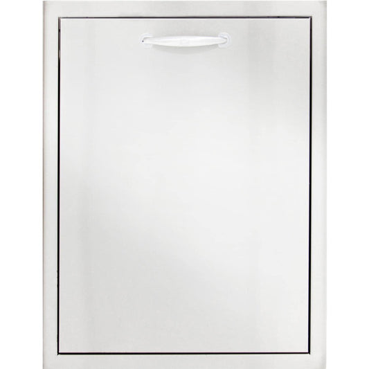 Blaze 20" Roll-Out Double Trash / Recycling Bin in Stainless Steel Finish (BLZ-TREC-DRW)