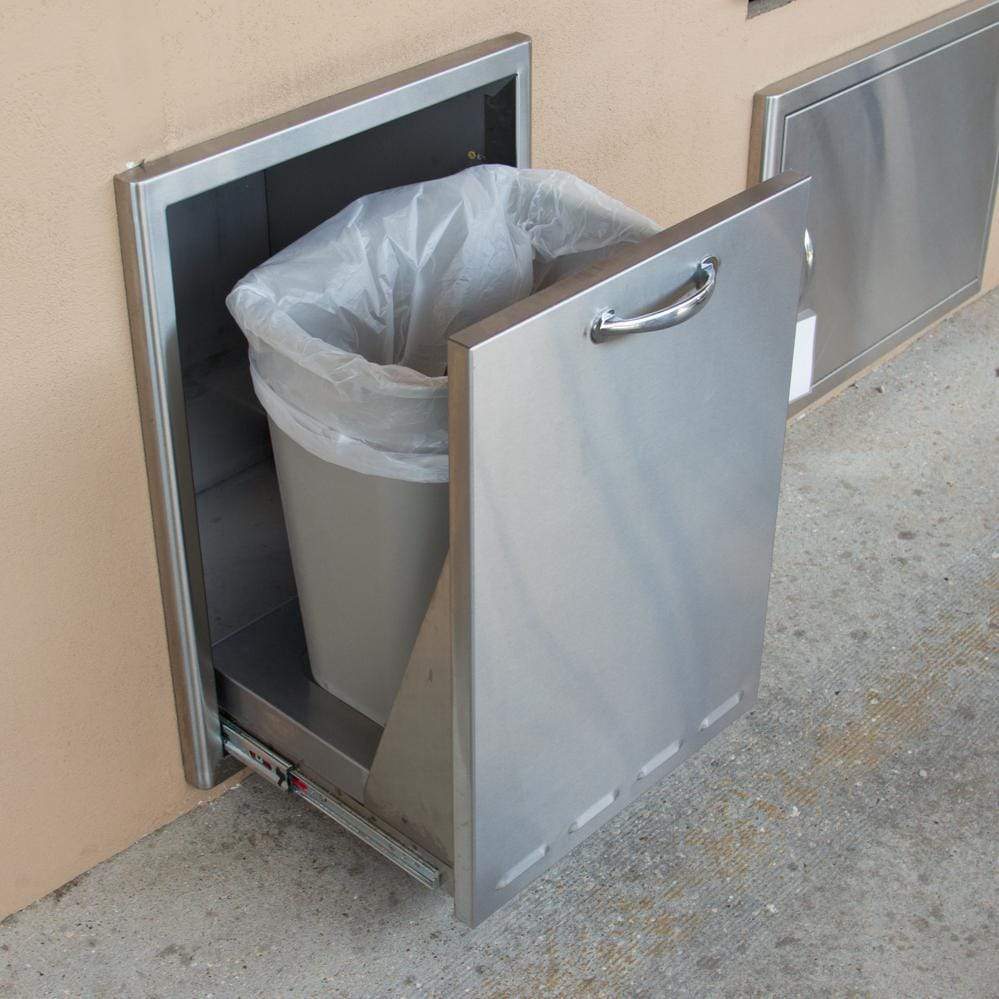 Blaze 20" Roll-Out Trash / Propane Tank Drawer in Stainless Steel Finish (BLZ-TRLP-DRW)