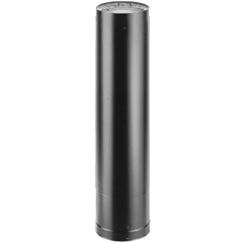 DuraVent - 40"-68" DVL Double-Wall Black Stovepipe Telescoping Length