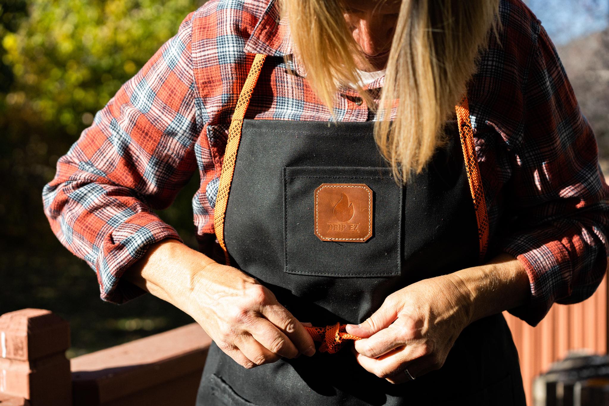 Drip EZ Waxed Canvas BBQ Apron