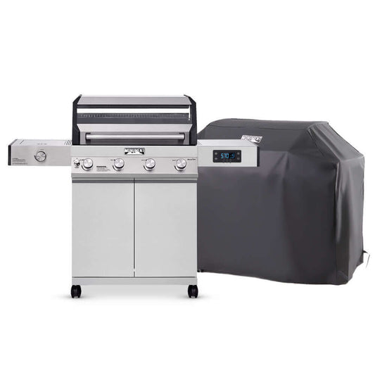 Monument Denali 405 | Stainless Steel Smart Tech Propane Gas Grill