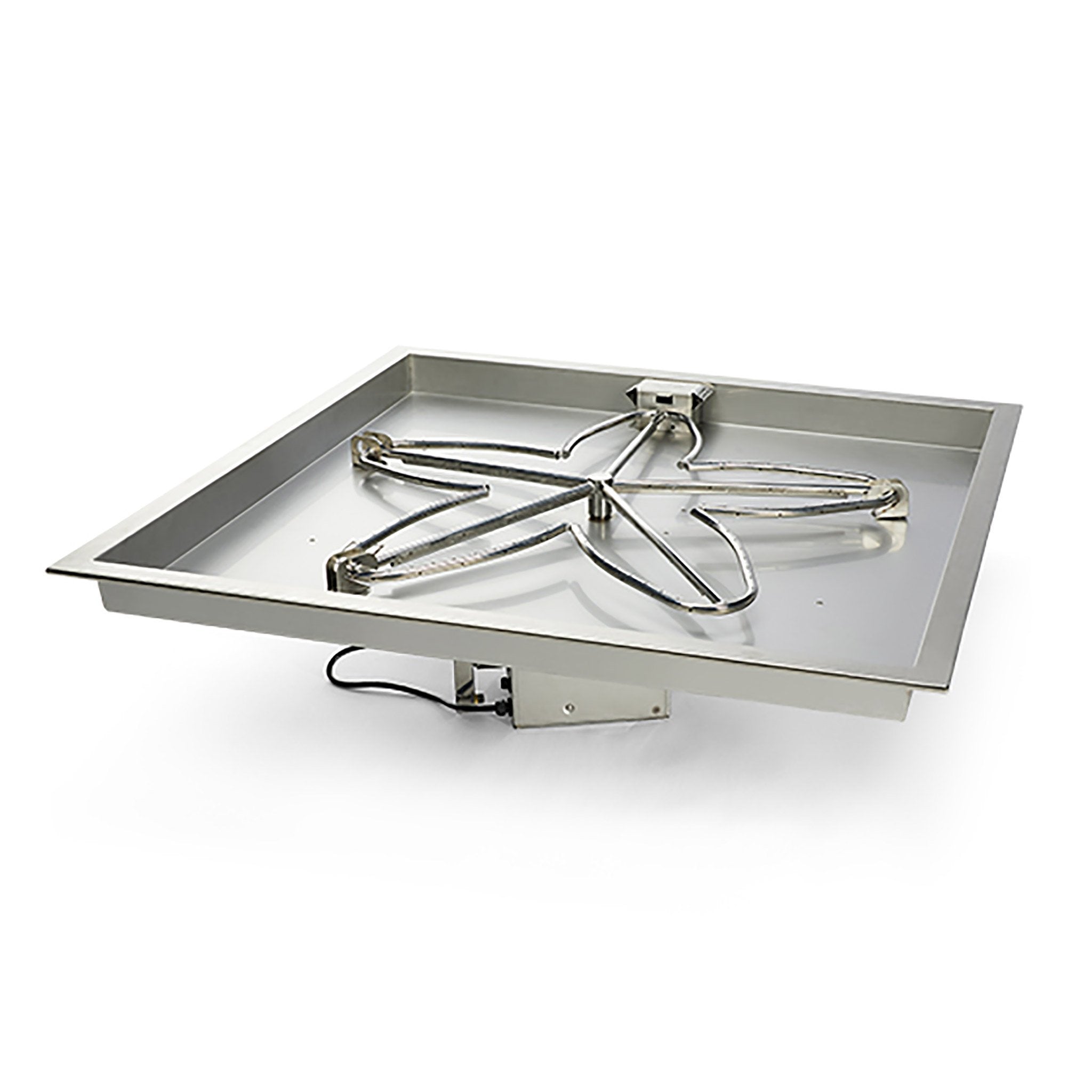 Square Drop-In Fire Pit Burner Kit - Hi/Lo Electronic Ignition by HPC Fire