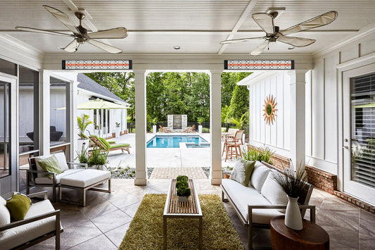 Infratech Motif Craftsman Fascia Kit for Single Element Heater | Black