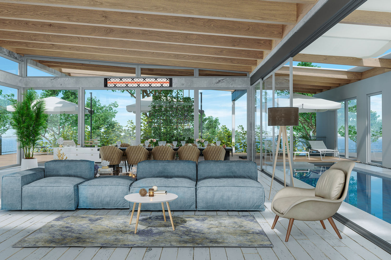 Infratech Motif Traditional Fascia Kit for Single Element Heater | Black