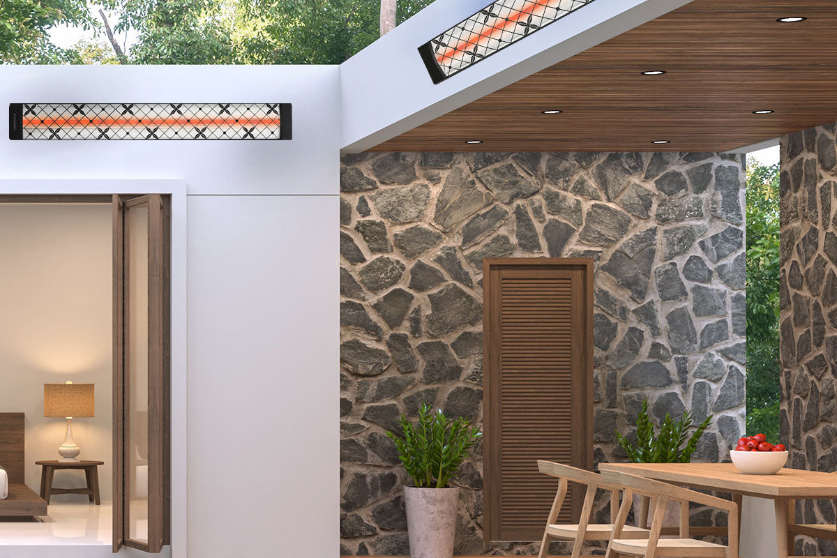 Infratech Motif Traditional Fascia Kit for Single Element Heater | Black