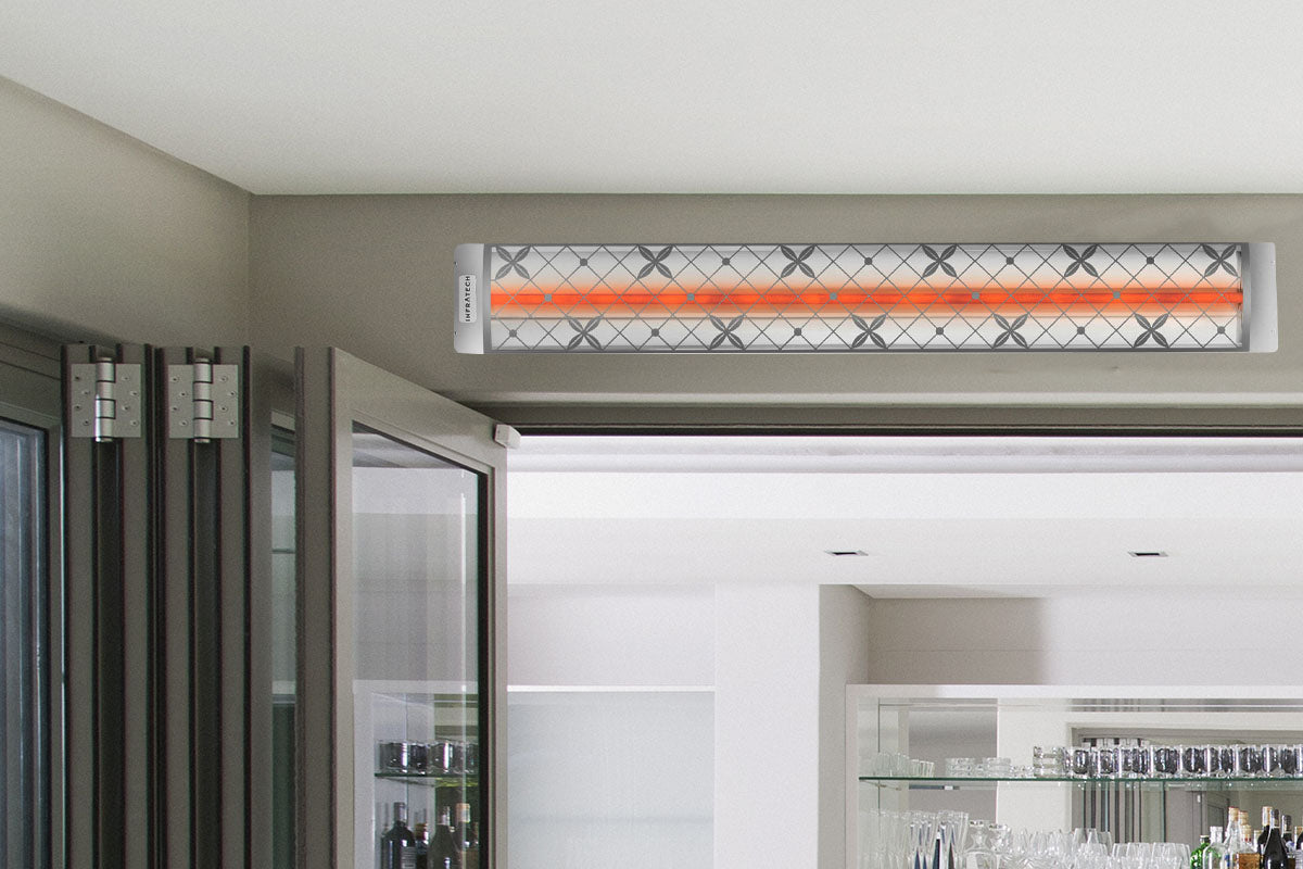 Infratech Motif Traditional Fascia Kit for Single Element Heater | Stainless Steel