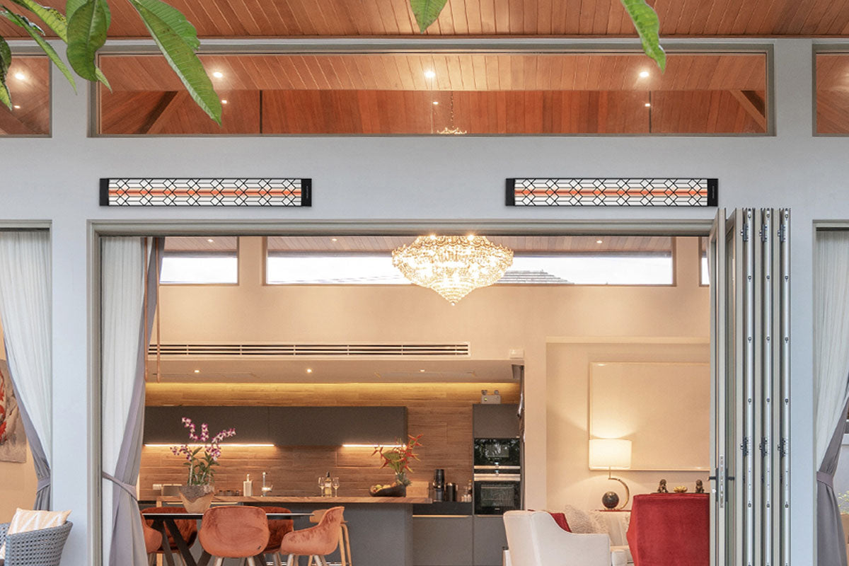 Infratech Motif Craftsman Fascia Kit for Single Element Heater | Black