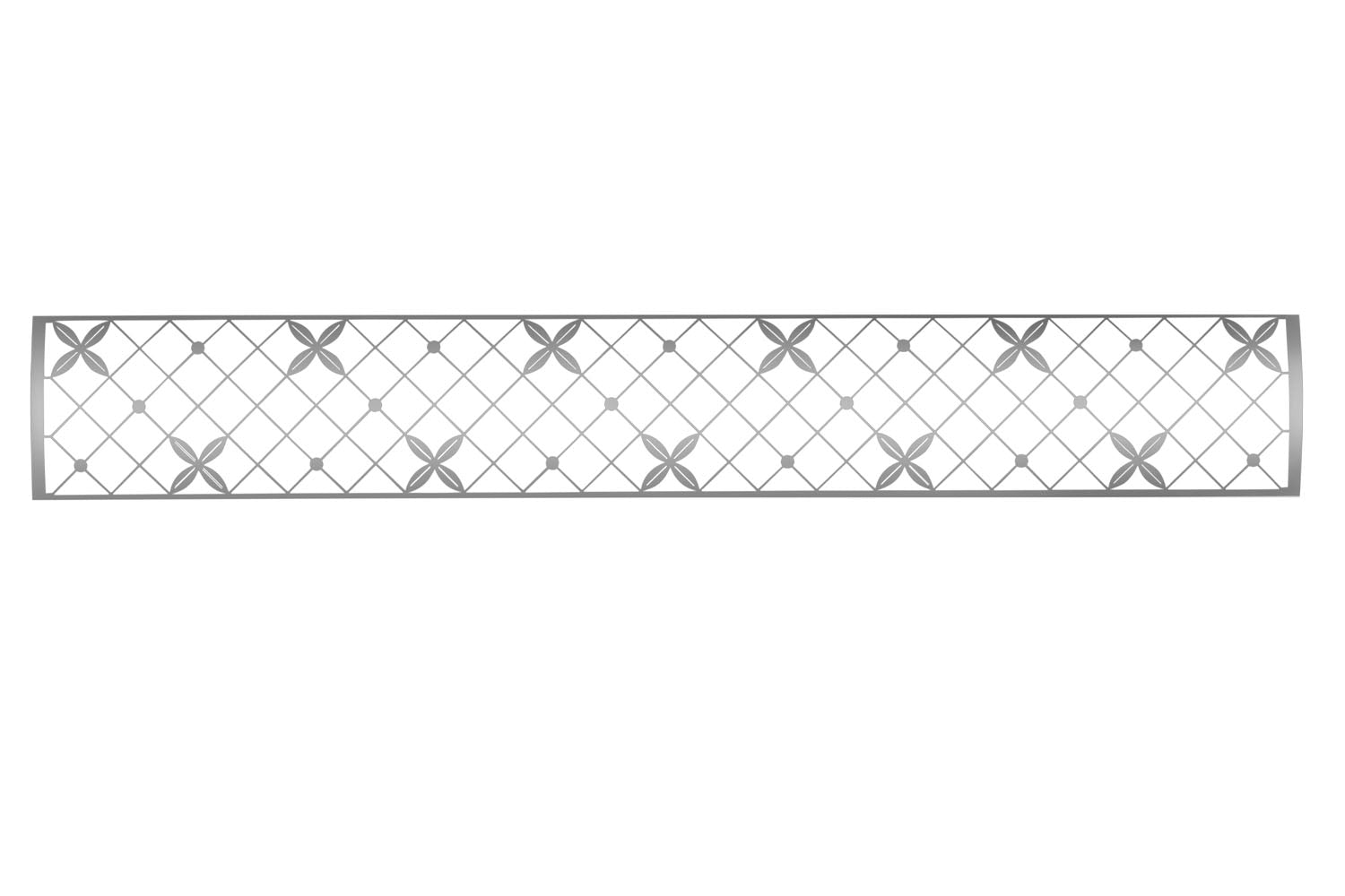 Infratech Motif Traditional Fascia Kit for Double Element Heater | Stainless Steel