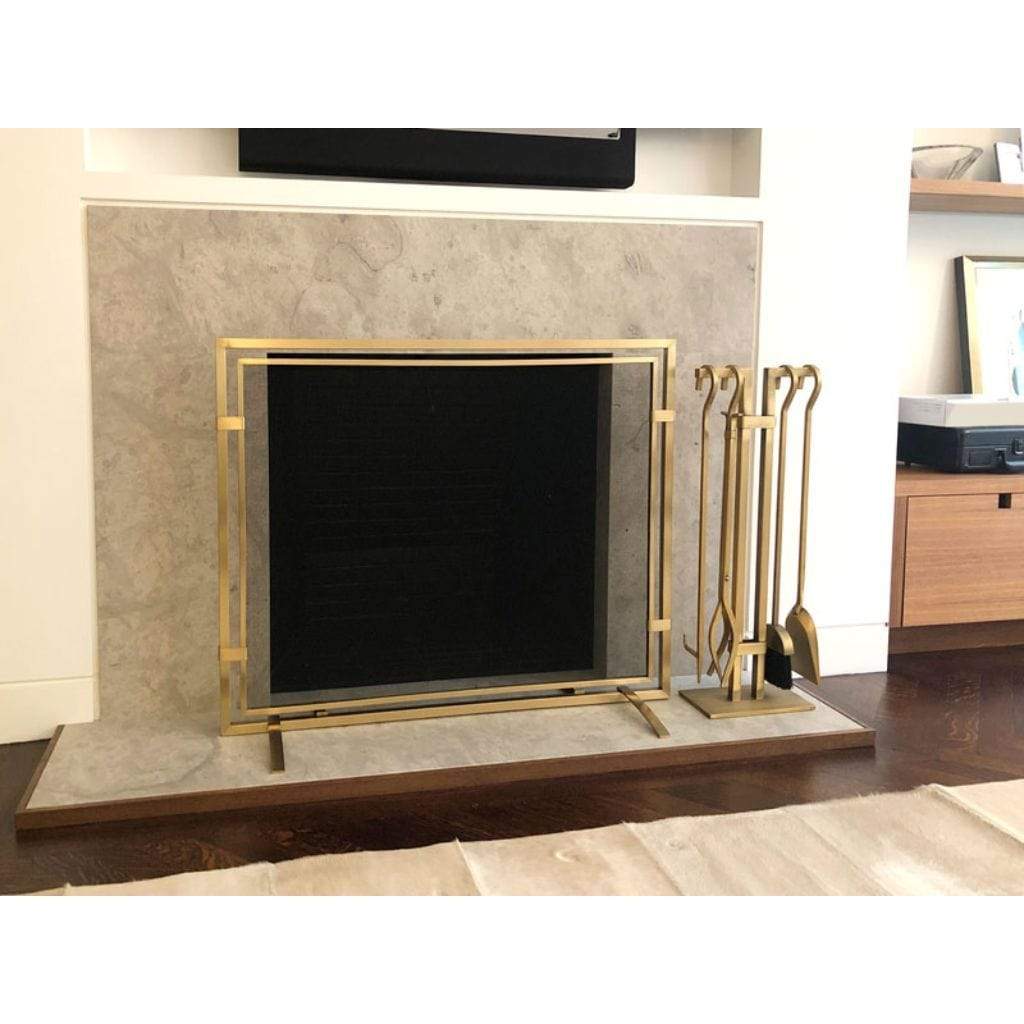 Pilgrim - 10" 4-Piece Burnished Brass Sinclair Tool Set