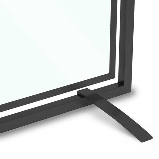 Pilgrim - 39" Black Floating Glass Single Panel