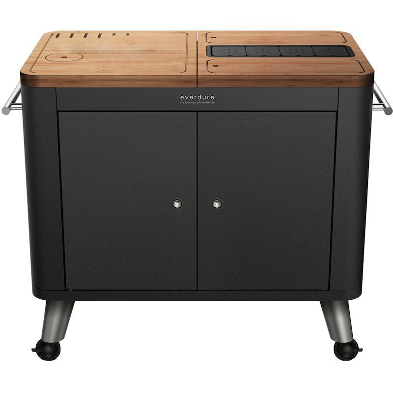 Everdure Indoor/Outdoor 40-Inch Mobile Prep Kitchen - HBPKB/HBPK