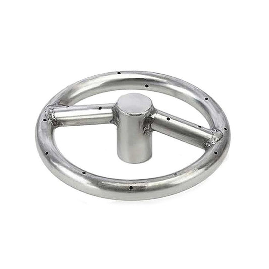 Round Stainless Steel Fire Ring by HPC Fire