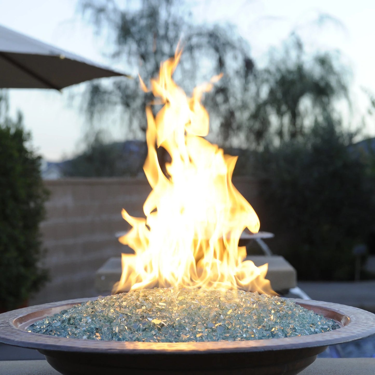 Round Stainless Steel Fire Ring by HPC Fire