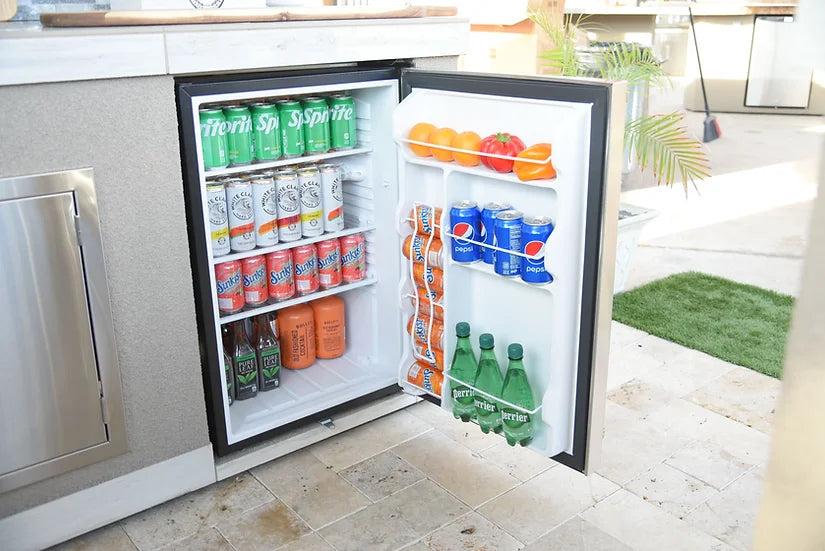 KoKoMo Pro Outdoor Kitchen Refrigerator with Temperature Control