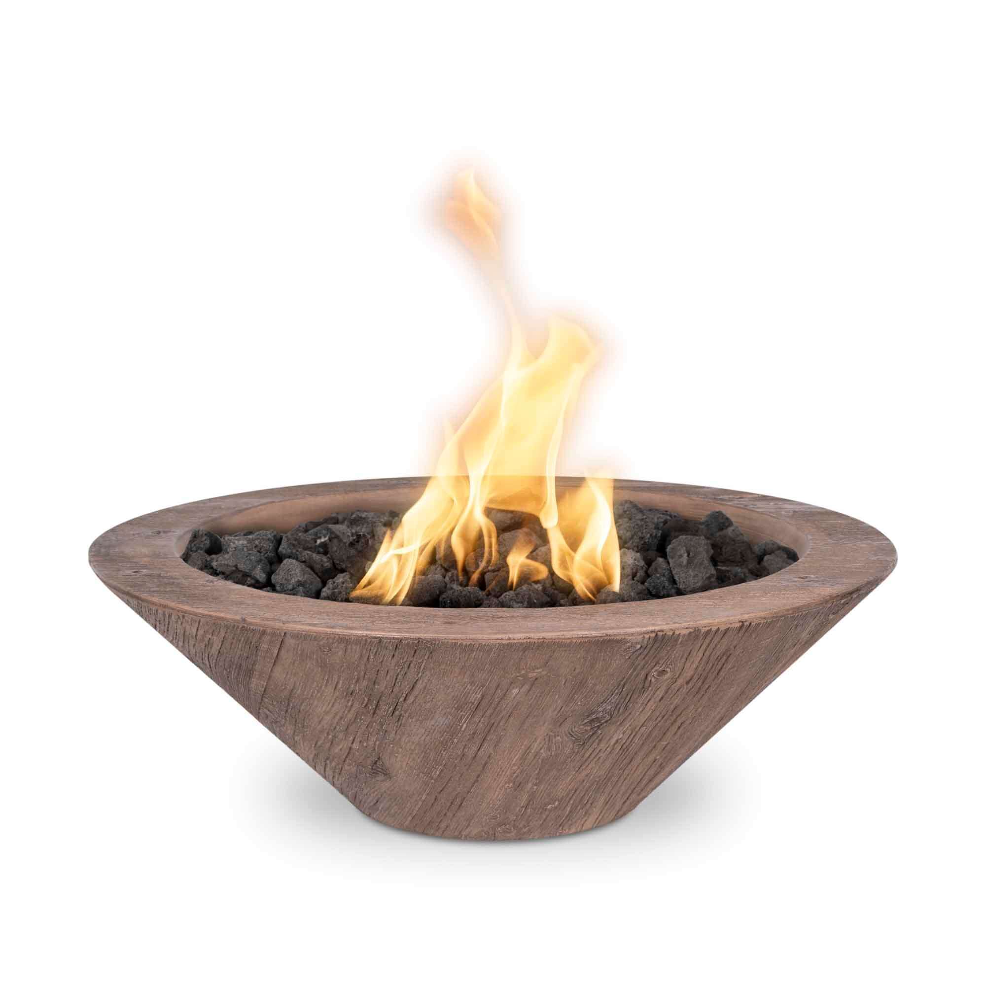Cazo 24-Inch Wood Grain Fire Bowl
