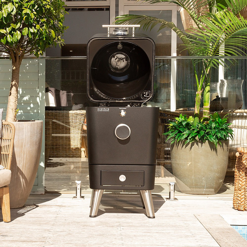 Everdure 4K 21-Inch Charcoal Grill & Smoker - HBCE4KBUS/HBCE4KGUS