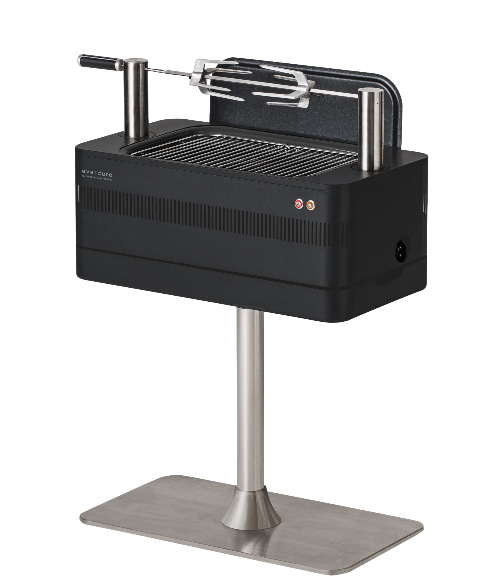 Everdure FUSION 29-Inch Charcoal Grill With Rotisserie & Electronic Ignition - HBCE1BBSUS