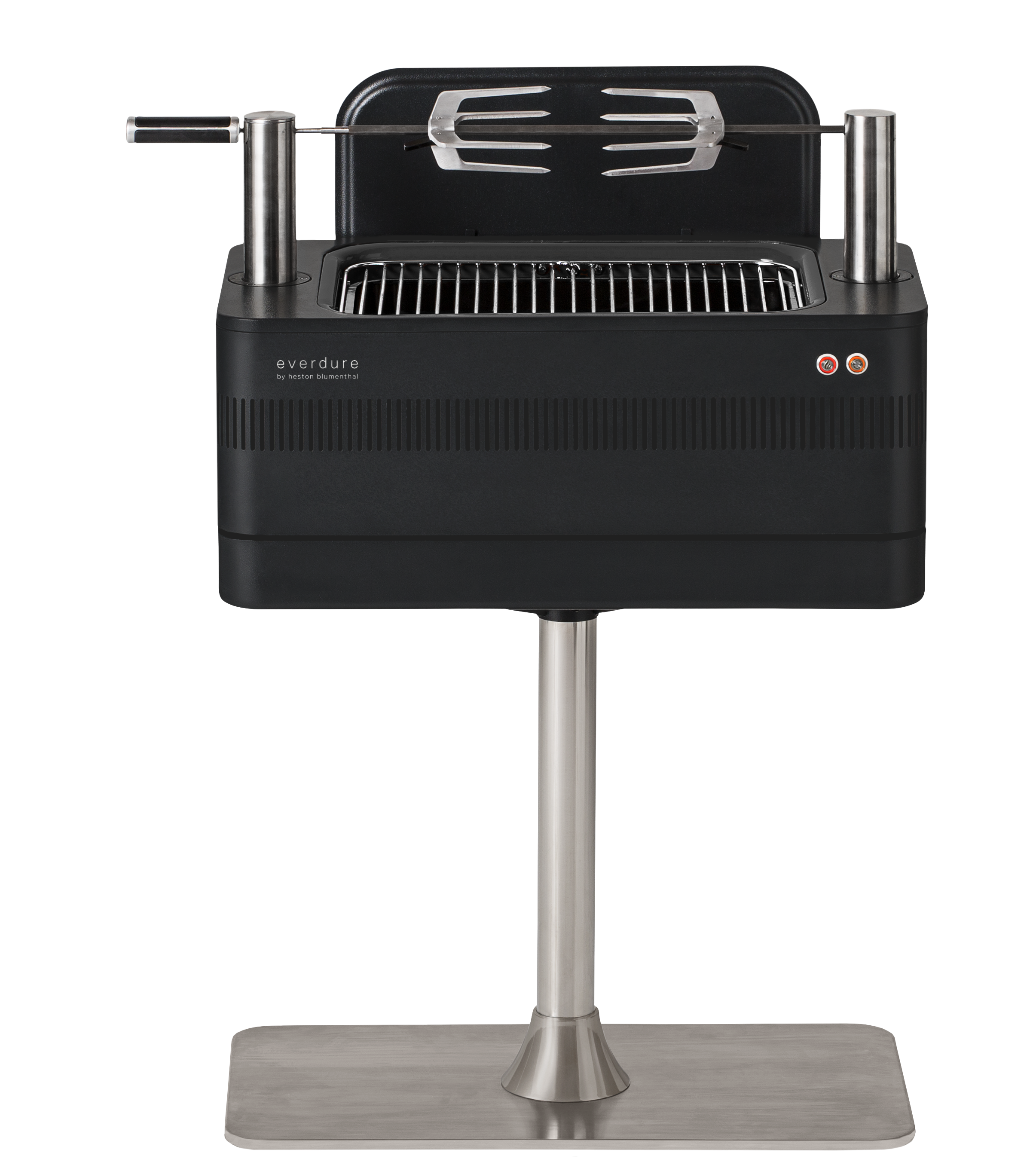 Everdure FUSION 29-Inch Charcoal Grill With Rotisserie & Electronic Ignition - HBCE1BBSUS