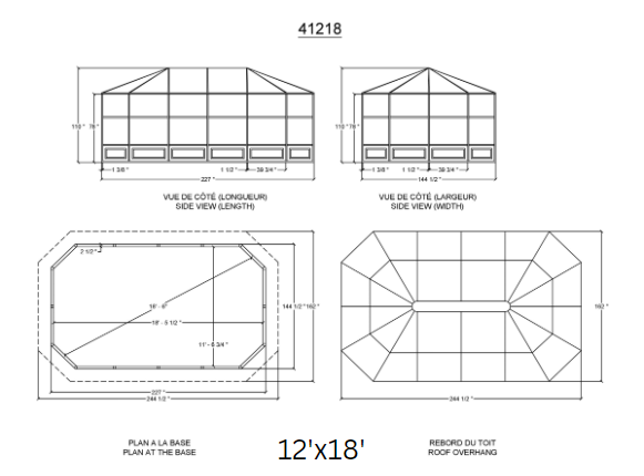 Gazebo Penguin - Florence Sand Solarium with Polycarbonate Roof