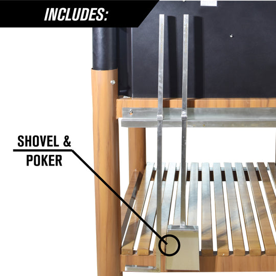 Tagwood BBQ Beast Argentine Wood Fire & Charcoal Grill - BBQ02SI