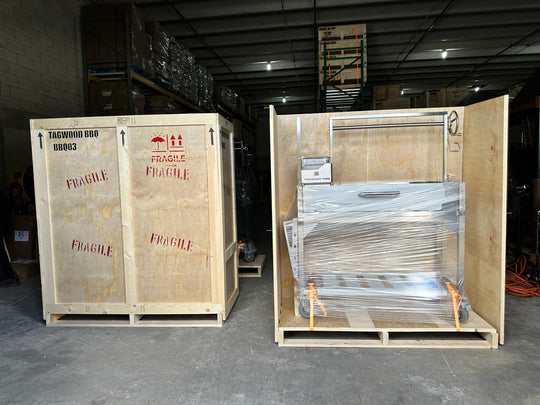 Tagwood BBQ Fully Assembled Argentine Santa Maria Wood Fire & Charcoal Grill - BBQ03SS