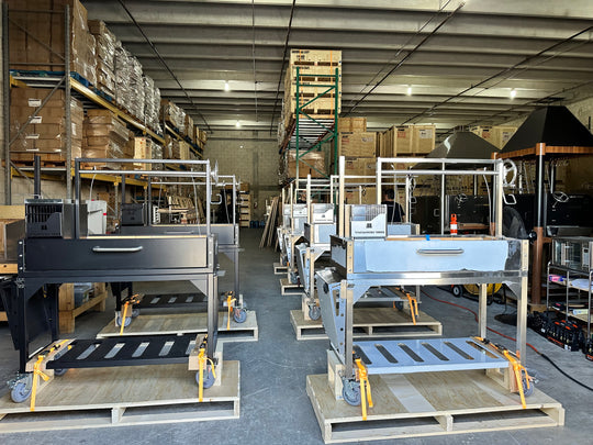 Tagwood BBQ Fully Assembled Argentine Santa Maria Wood Fire & Charcoal Grill - BBQ03SS