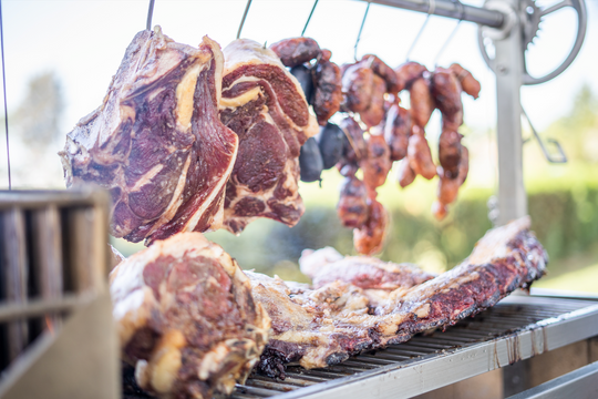 Tagwood BBQ Fully Assembled Argentine Santa Maria Wood Fire & Charcoal Grill - BBQ03SS