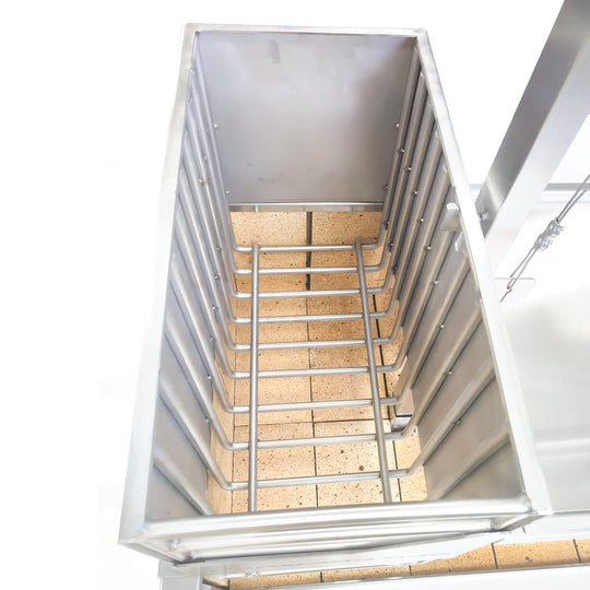 Tagwood BBQ Fully Assembled Built-In Santa Maria Argentine Wood Fire & Charcoal Gaucho Grill - BBQ05SSF