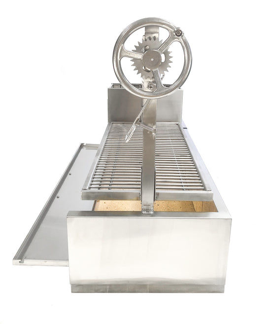 Tagwood BBQ Fully Assembled Built-In Santa Maria Argentine Wood Fire & Charcoal Gaucho Grill - BBQ05SSF