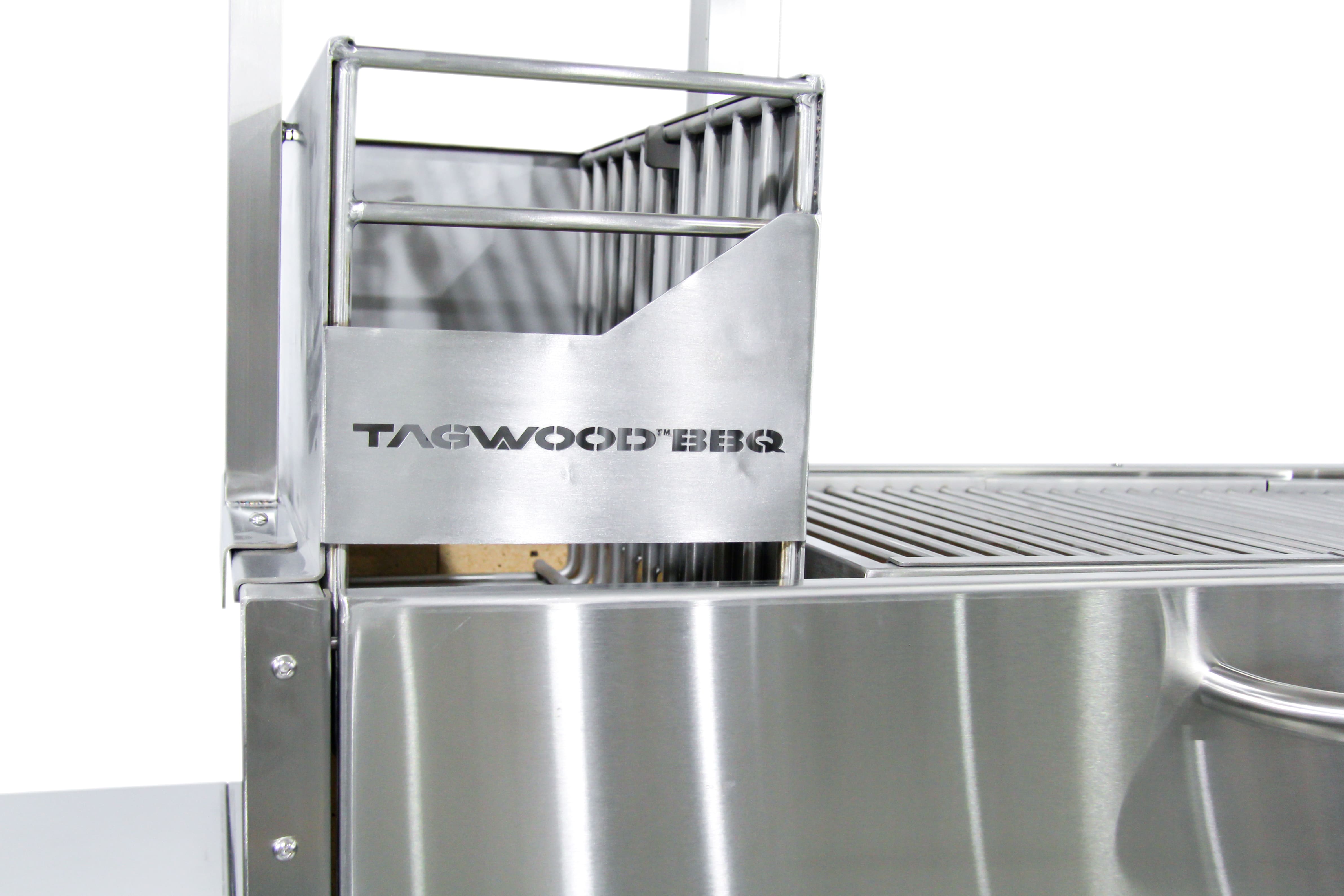 Tagwood BBQ Built-In Argentine Santa Maria Wood Fire & Charcoal Grill - BBQ09SS