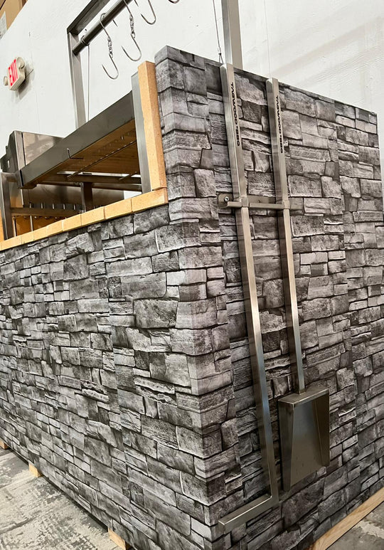 Tagwood BBQ Built-In Argentine Santa Maria Wood Fire & Charcoal Grill - BBQ09SS