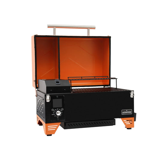 Orange Asmoke Portable Pellet Grill