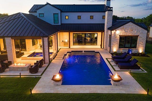 Maya 36-Inch Square Concrete Fire Bowl - OPT-36SFO