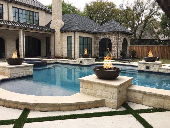 Sedona 27-Inch Concrete Round Fire Bowl