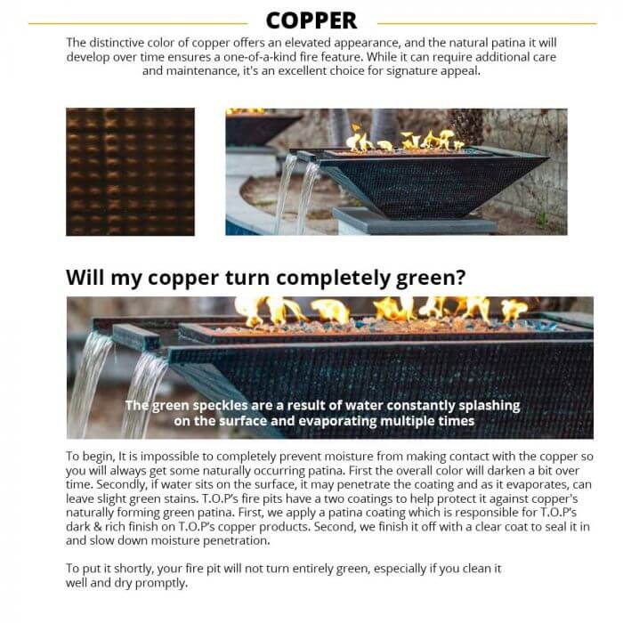 Cazo Copper 360° Water & Fire Bowl
