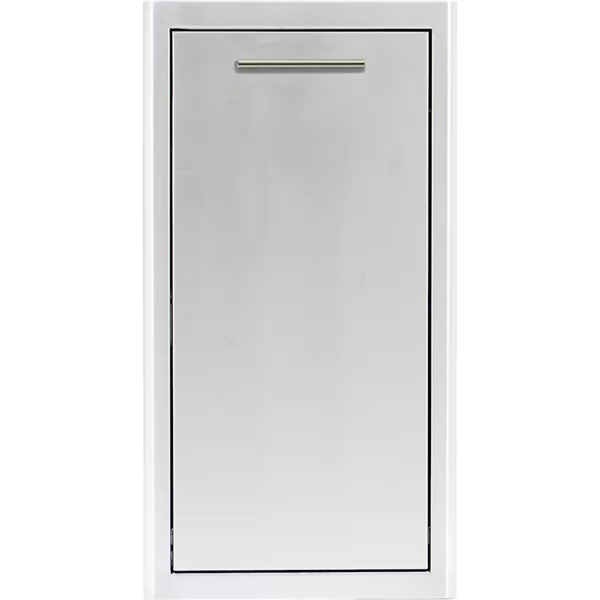 Blaze 13" Narrow Roll-Out Trash Bin in Stainless Steel (BLZ-TRNW-DRW-H)