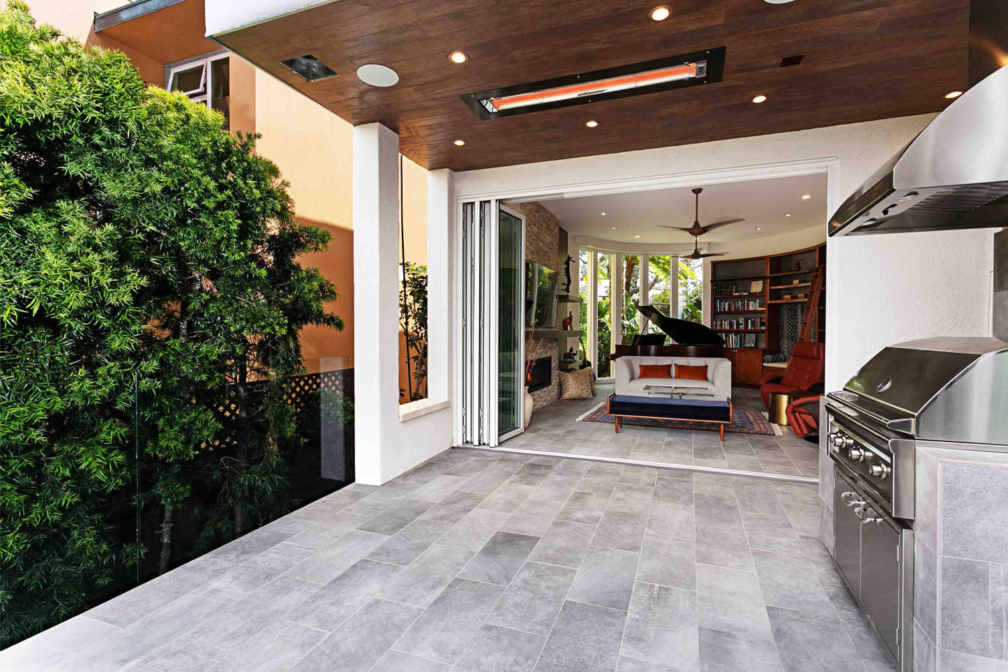 Infratech W-Series Single Element 4000Watt Outdoor Infrared Electric Heater | 208V