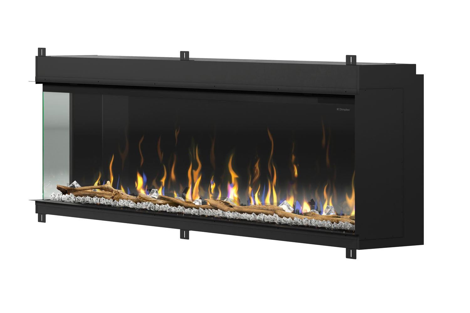 Dimplex IgniteXL Bold 74" Smart Linear Multi-Side View Built-In Electric Fireplace