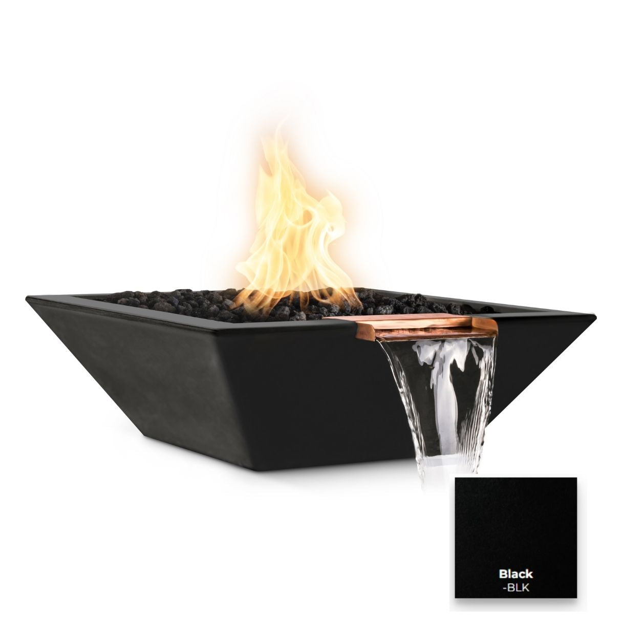 Maya Concrete Fire & Water Bowl