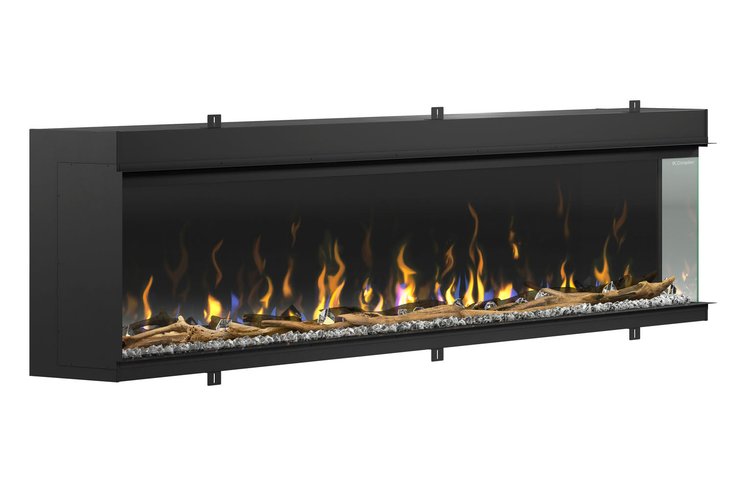 Dimplex IgniteXL Bold 100" Smart Linear Multi-Side View Built-In Electric Fireplace