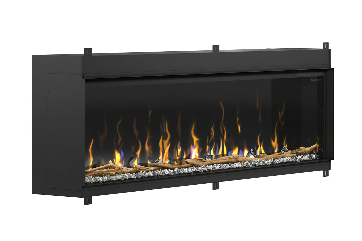 Dimplex IgniteXL Bold 74" Smart Linear Multi-Side View Built-In Electric Fireplace