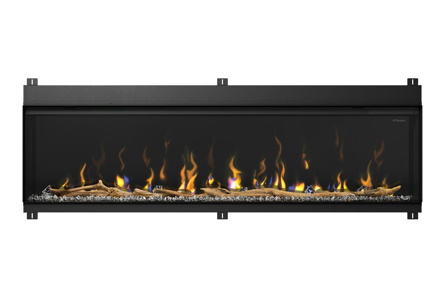 Dimplex IgniteXL Bold 74" Smart Linear Multi-Side View Built-In Electric Fireplace