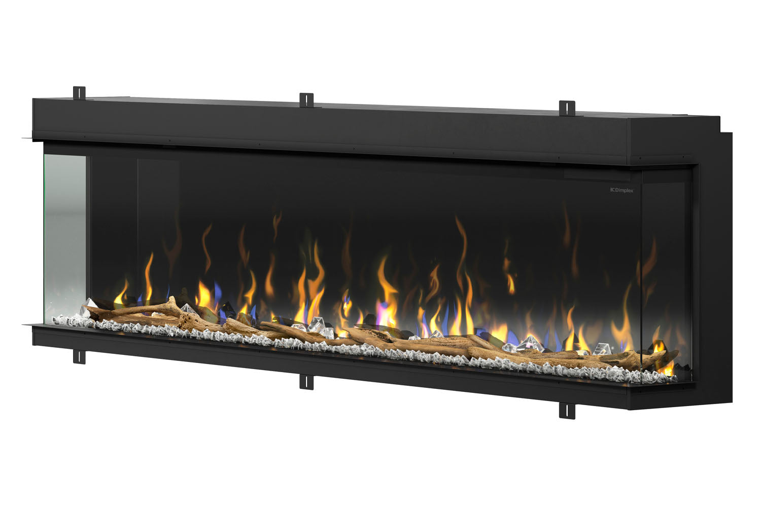 Dimplex IgniteXL Bold 88" Smart Linear Multi-Side View Built-In Electric Fireplace