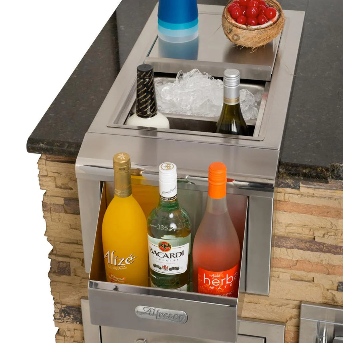 Alfresco 14-Inch Outdoor Rated Versa Bartender & Sink System - AGBC-14