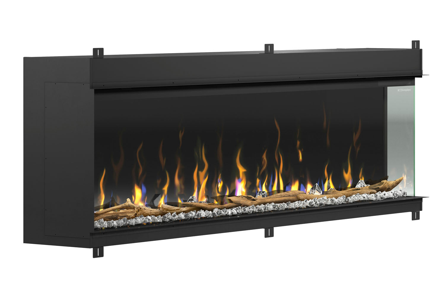 Dimplex IgniteXL Bold 74" Smart Linear Multi-Side View Built-In Electric Fireplace