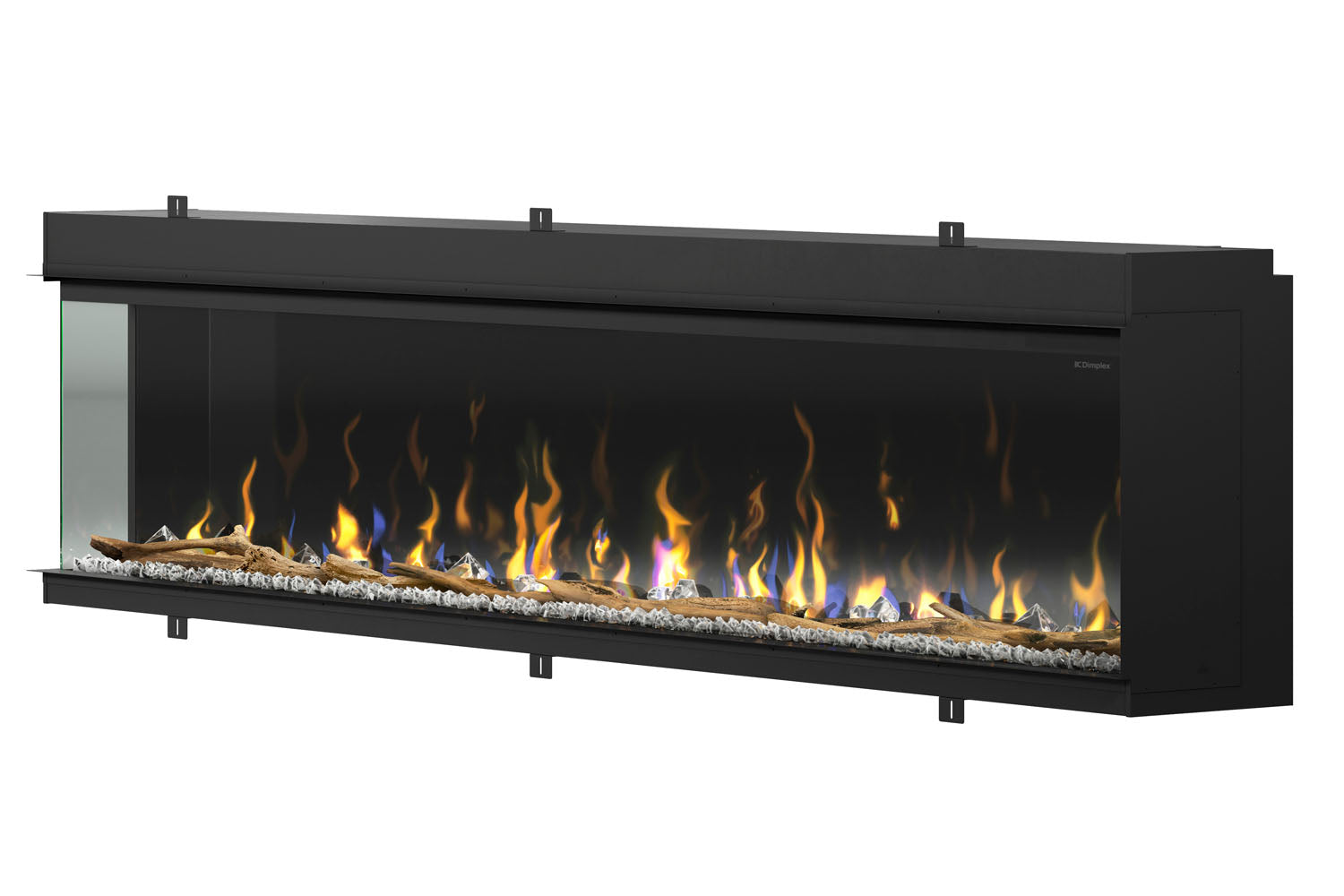 Dimplex IgniteXL Bold 100" Smart Linear Multi-Side View Built-In Electric Fireplace