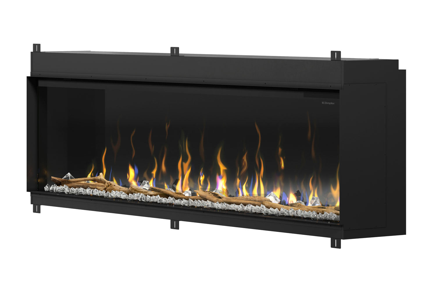 Dimplex IgniteXL Bold 74" Smart Linear Multi-Side View Built-In Electric Fireplace