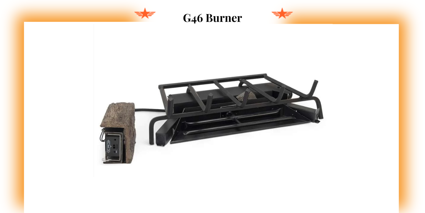 RH Peterson Real Fyre Post Oak Classic Vented Gas Log Set